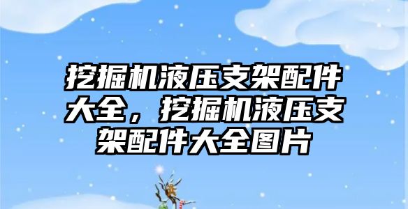 挖掘機液壓支架配件大全，挖掘機液壓支架配件大全圖片