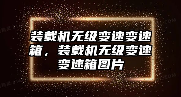 裝載機(jī)無(wú)級(jí)變速變速箱，裝載機(jī)無(wú)級(jí)變速變速箱圖片