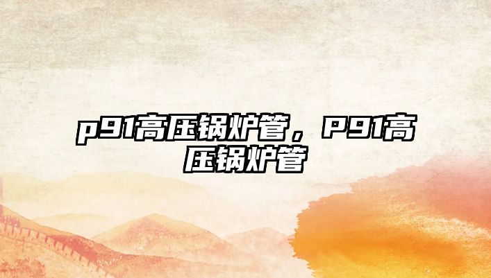 p91高壓鍋爐管，P91高壓鍋爐管