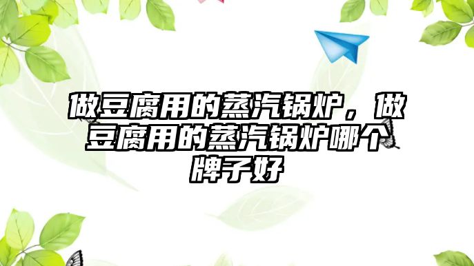 做豆腐用的蒸汽鍋爐，做豆腐用的蒸汽鍋爐哪個(gè)牌子好