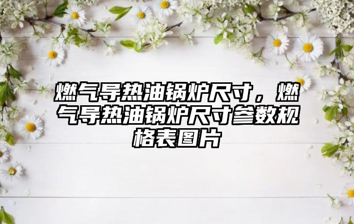 燃?xì)鈱?dǎo)熱油鍋爐尺寸，燃?xì)鈱?dǎo)熱油鍋爐尺寸參數(shù)規(guī)格表圖片