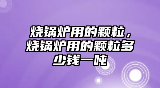 燒鍋爐用的顆粒，燒鍋爐用的顆粒多少錢一噸