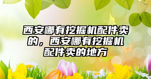 西安哪有挖掘機配件賣的，西安哪有挖掘機配件賣的地方