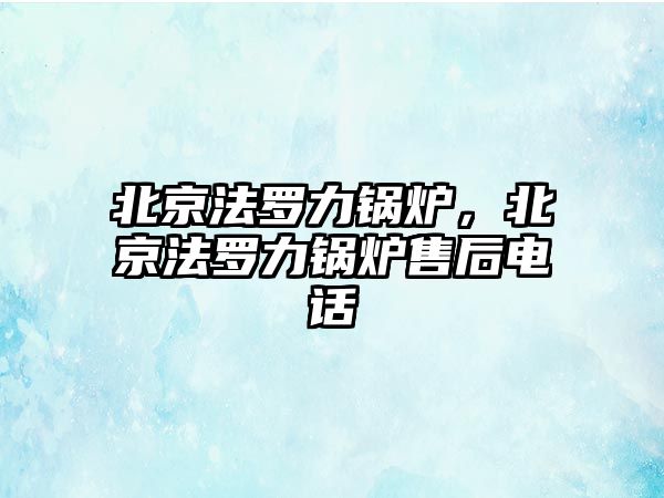 北京法羅力鍋爐，北京法羅力鍋爐售后電話