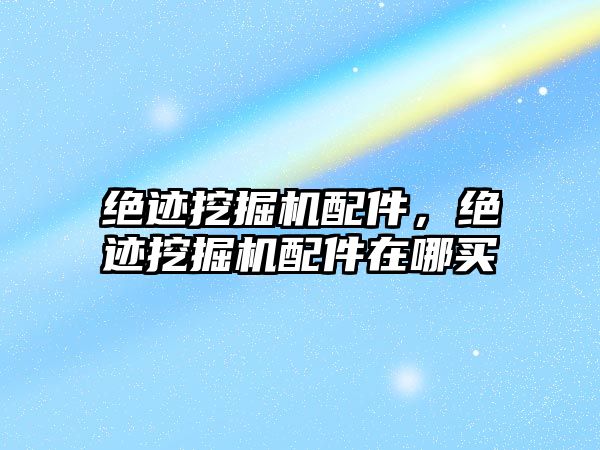 絕跡挖掘機配件，絕跡挖掘機配件在哪買