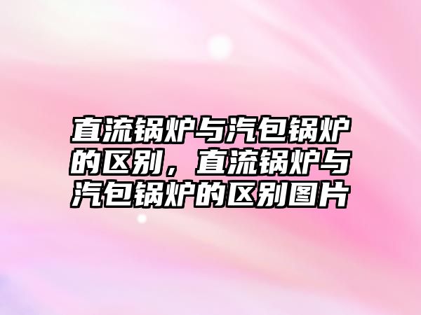 直流鍋爐與汽包鍋爐的區(qū)別，直流鍋爐與汽包鍋爐的區(qū)別圖片