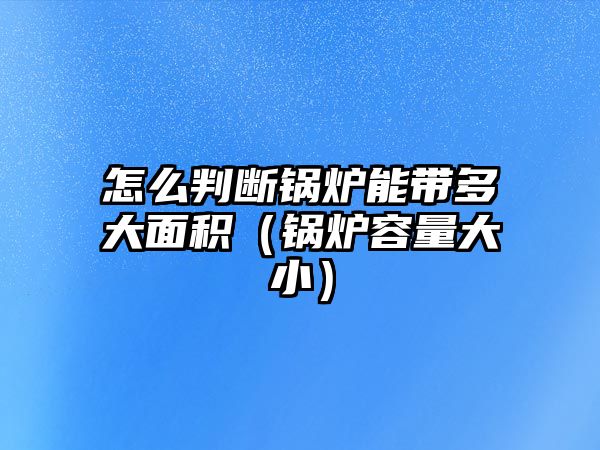 怎么判斷鍋爐能帶多大面積（鍋爐容量大?。?/>	
								</i>
								<p class=