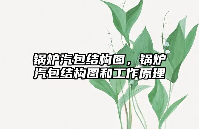 鍋爐汽包結(jié)構(gòu)圖，鍋爐汽包結(jié)構(gòu)圖和工作原理