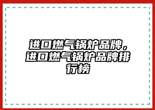 進(jìn)口燃?xì)忮仩t品牌，進(jìn)口燃?xì)忮仩t品牌排行榜