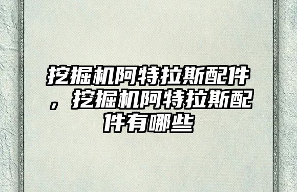 挖掘機阿特拉斯配件，挖掘機阿特拉斯配件有哪些