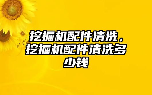 挖掘機配件清洗，挖掘機配件清洗多少錢