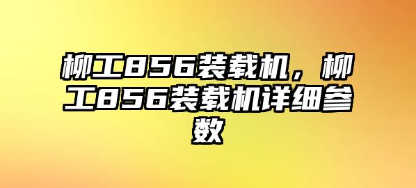 柳工856裝載機(jī)，柳工856裝載機(jī)詳細(xì)參數(shù)