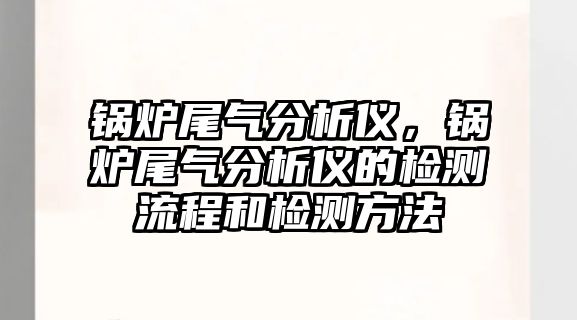 鍋爐尾氣分析儀，鍋爐尾氣分析儀的檢測流程和檢測方法