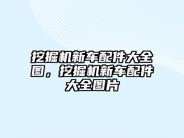 挖掘機新車配件大全圖，挖掘機新車配件大全圖片