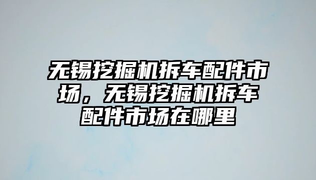 無錫挖掘機(jī)拆車配件市場，無錫挖掘機(jī)拆車配件市場在哪里