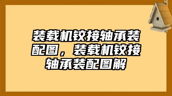 裝載機鉸接軸承裝配圖，裝載機鉸接軸承裝配圖解