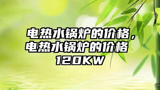 電熱水鍋爐的價格，電熱水鍋爐的價格 120KW