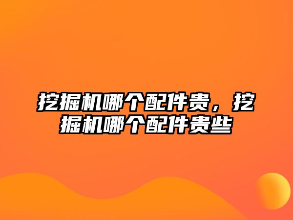 挖掘機(jī)哪個(gè)配件貴，挖掘機(jī)哪個(gè)配件貴些