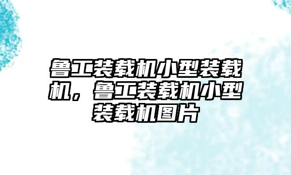 魯工裝載機(jī)小型裝載機(jī)，魯工裝載機(jī)小型裝載機(jī)圖片