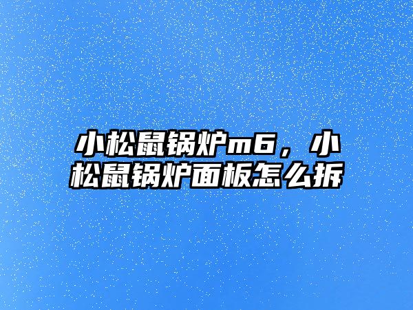 小松鼠鍋爐m6，小松鼠鍋爐面板怎么拆