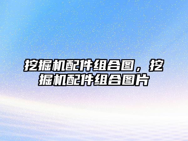 挖掘機配件組合圖，挖掘機配件組合圖片