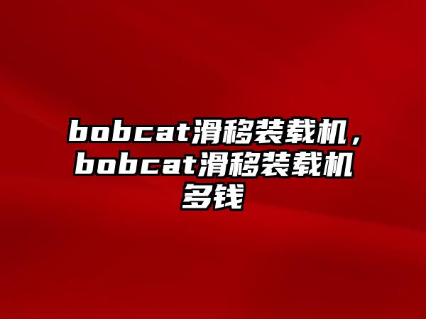 bobcat滑移裝載機，bobcat滑移裝載機多錢