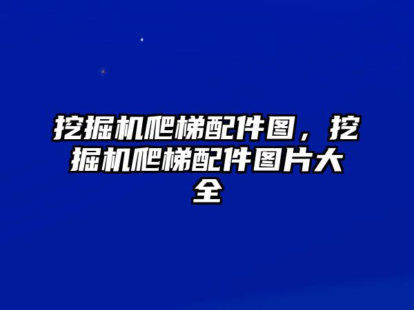 挖掘機(jī)爬梯配件圖，挖掘機(jī)爬梯配件圖片大全