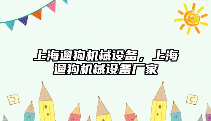 上海遛狗機械設(shè)備，上海遛狗機械設(shè)備廠家