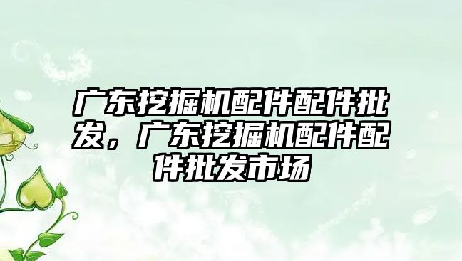 廣東挖掘機配件配件批發(fā)，廣東挖掘機配件配件批發(fā)市場