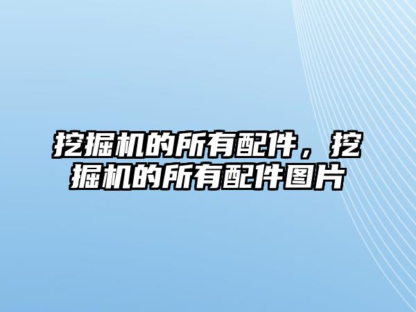 挖掘機(jī)的所有配件，挖掘機(jī)的所有配件圖片