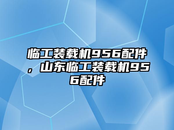 臨工裝載機956配件，山東臨工裝載機956配件