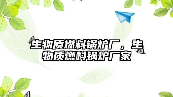 生物質(zhì)燃料鍋爐廠，生物質(zhì)燃料鍋爐廠家