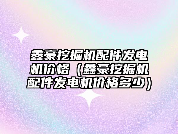 鑫豪挖掘機配件發(fā)電機價格（鑫豪挖掘機配件發(fā)電機價格多少）