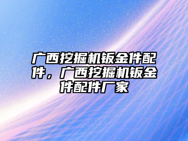 廣西挖掘機(jī)鈑金件配件，廣西挖掘機(jī)鈑金件配件廠家