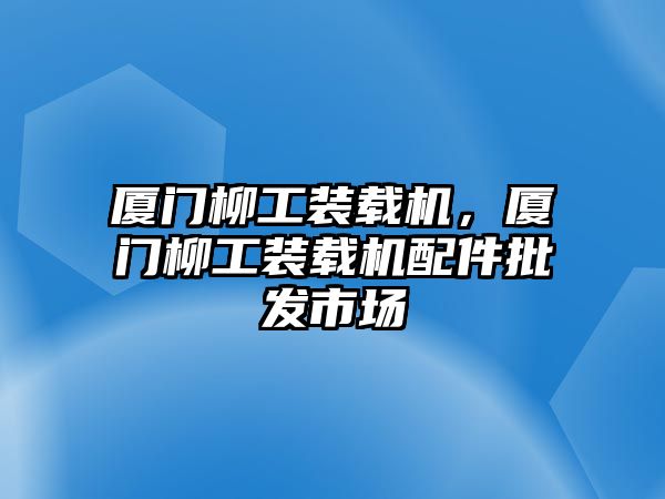 廈門柳工裝載機(jī)，廈門柳工裝載機(jī)配件批發(fā)市場