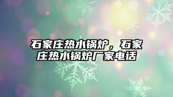 石家莊熱水鍋爐，石家莊熱水鍋爐廠家電話