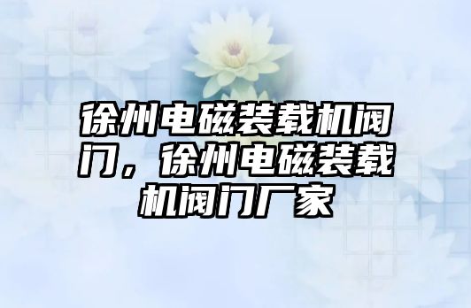 徐州電磁裝載機閥門，徐州電磁裝載機閥門廠家