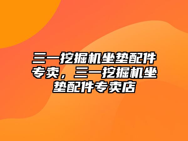 三一挖掘機坐墊配件專賣，三一挖掘機坐墊配件專賣店