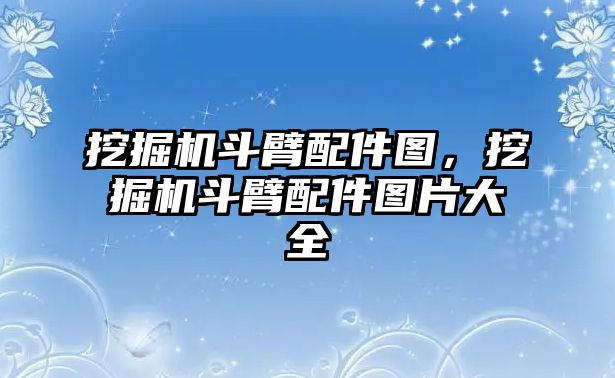 挖掘機(jī)斗臂配件圖，挖掘機(jī)斗臂配件圖片大全