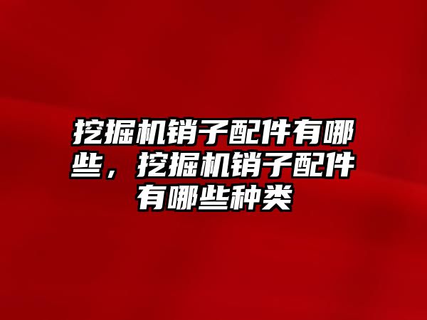 挖掘機(jī)銷子配件有哪些，挖掘機(jī)銷子配件有哪些種類