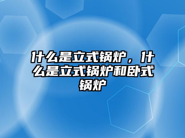 什么是立式鍋爐，什么是立式鍋爐和臥式鍋爐