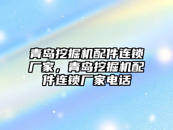 青島挖掘機配件連鎖廠家，青島挖掘機配件連鎖廠家電話