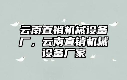 云南直銷機(jī)械設(shè)備廠，云南直銷機(jī)械設(shè)備廠家