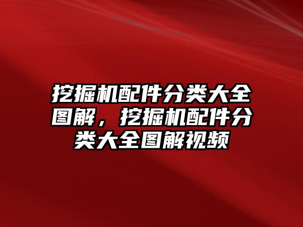 挖掘機配件分類大全圖解，挖掘機配件分類大全圖解視頻