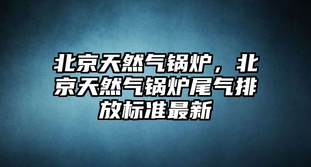 北京天然氣鍋爐，北京天然氣鍋爐尾氣排放標準最新