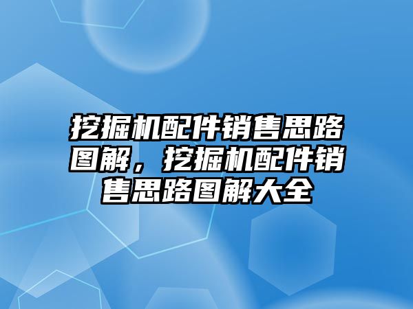 挖掘機配件銷售思路圖解，挖掘機配件銷售思路圖解大全