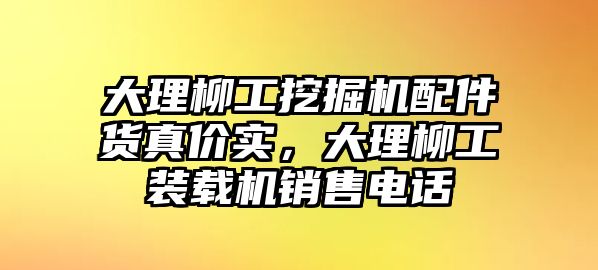 大理柳工挖掘機(jī)配件貨真價(jià)實(shí)，大理柳工裝載機(jī)銷售電話