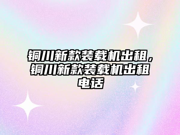 銅川新款裝載機出租，銅川新款裝載機出租電話