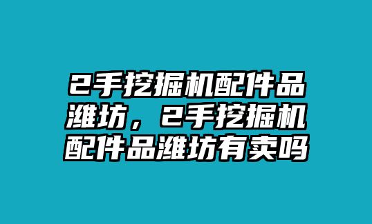 2手挖掘機配件品濰坊，2手挖掘機配件品濰坊有賣嗎