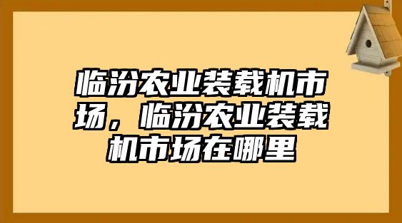 臨汾農(nóng)業(yè)裝載機(jī)市場(chǎng)，臨汾農(nóng)業(yè)裝載機(jī)市場(chǎng)在哪里